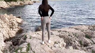 LONG CUMMED ON MY FACE   CUMWALK (RISKY OUTSIDE )