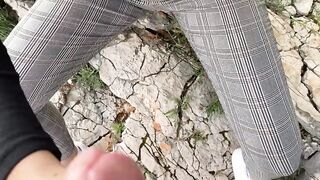LONG CUMMED ON MY FACE   CUMWALK (RISKY OUTSIDE )