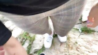 LONG CUMMED ON MY FACE   CUMWALK (RISKY OUTSIDE )