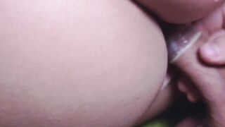 Condom accidentally broke. Real fertilization and surprise cumshot compilation