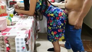 Fucking my Irresistible Step Daughter into the Kitchen when her Cougar is not at home I won't even let her eat