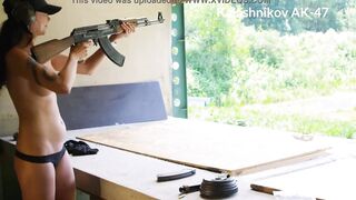 Daniela Kostic, Playboy bimbos with a long gun