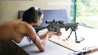 Daniela Kostic, Playboy bimbos with a long gun