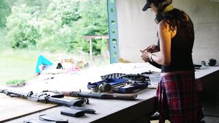 Daniela Kostic, Playboy bimbos with a long gun