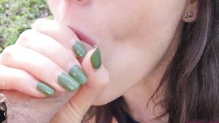 bj with Nicky Mist into the forest