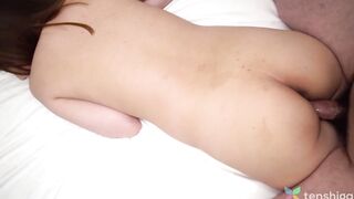 Amateur Japanese Bae 18 yo comes to hotel room to got her pink soak cunt finger fucked and pounded