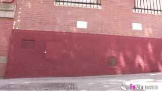Seducing and sucking random dudes inside the street! Meet this Beauty :-)