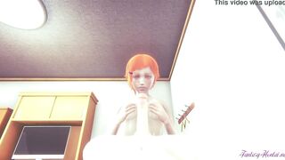 Ben 10 Cartoon 3D - point of view Gwen Boobjob and pounded by a blode boy - Japanese manga hentai porn