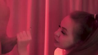 Huge time sucking off off a luxury thot