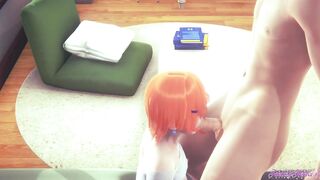 Ben 10 Anime - Gwen Hand Job, Head and Screwed by a long cock