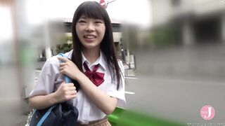 裏垢にDMして知り合った美巨乳×名器の超ヤリマンJ●！暴発必至の膣圧に即イキ中出しされるまでの全てを個撮しました。 ひな イントロ【BACN021】