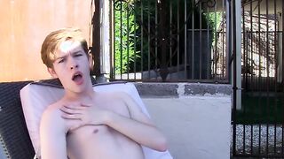 Nico enjoys stroking his hard dick in front of the camera