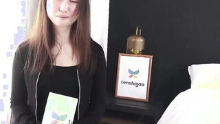 Casting couch with cute Japanese amateur Miss Ai Okamoto Hottie nurse from Tokyo interview uncensored JAV first ever JAV cunt