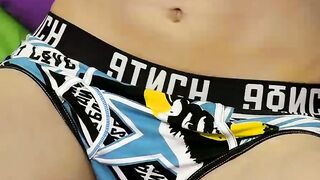 Sweet and slim anal loving guy Cooper Steel jerk some juice