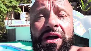 German Sex Tourist book a squirting latina hooker outside