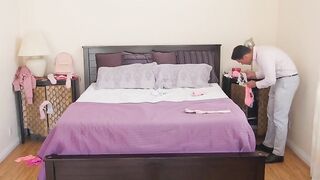 SPYFAM Step Dad Finds used Dildo in Drawer and Gets Caught