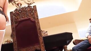 BBCPIE Long Tit Maid Filled With Multiple Leaking Creampies