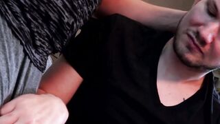 Pretty teen Asher Devin rimmed before bareback anal drilling