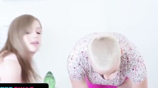 DaughterSwap - Perv Stepdads Make Their Stepdaughters Moan While Drilling Their teens Pussies Part2