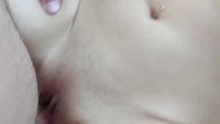 Russian cunt with mouth knows how to have sex takes cummed