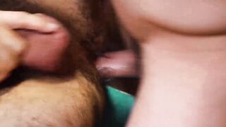 Kinky stepson Scott DeMarc deepthroats thick throbbing cock