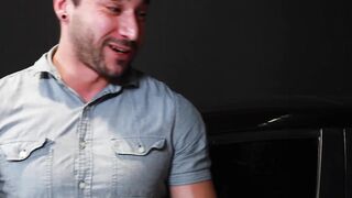 Kinky stepson Scott DeMarc deepthroats thick throbbing cock