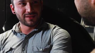 Kinky stepson Scott DeMarc deepthroats thick throbbing cock