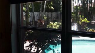 Kinky twink Sean Duran fucked by big cock stepuncle outdoors