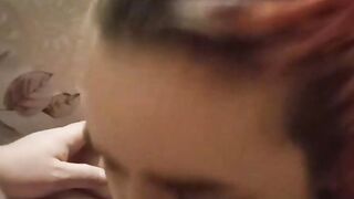 Enormous rod getting sucked on by a beauty