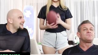 FamilyStrokes - Naughty Hoe Gets Nude Off Her Clothes Seducing Lucky Stud To Bang Her Dripping Vagina