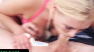 FamilyStrokes - Naughty Blonde Vixen Spreads Her Big Legs And