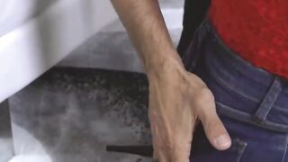 FamilyStrokes - babe Blondie Impressed With Beauty Studs Package Drop Down On Her Knees To Blow It