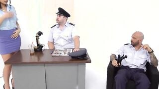 Police Three-Way into the Police station
