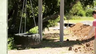 Markie showers Marks virgin asshole with his hot load