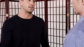 Wesley bends Markie More before plunging his raw cock deep