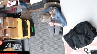 Shoplyfter - Skinny Blonde Bombshell Emma Hix Give Her Twat