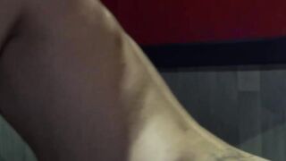 the frnech hoe BANDON plowed raw by XXL DICK inside sauna