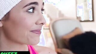 TeamSkeet - Huge Boobs Petite 18 Getting Her Panties Ripped And