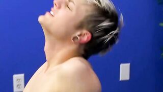 Cute redhead hung twink Dennise gets ass pounded hard