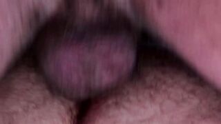Bear enjoys having his pierced dick sucked before raw sex