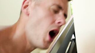 Attractive dudes Brenner and Casey enjoy in a hardcore sex