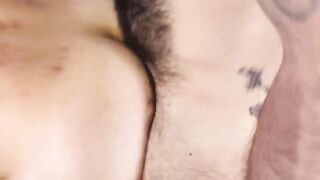 Tattooed hunk barefucked his pervy stepson after deepthroat