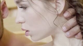 Relaxxxed - Thin Long Hooters Barely Legal Angel Rush Hard Fucked At Sauna - LETSDOEIT
