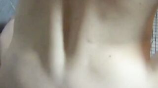 Skinny twink sprays big load after takes it in the ass