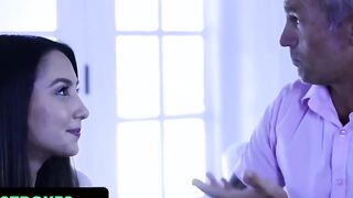 FamilyStrokes - Teens Step-Daughter Natalia Nix Shares Stepdaddy's Gigantic Dick With Long Boobed Stepmom