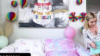 Exxxtra Small - Tiny Teeny Blonde women Chanel Camryn Offer Gigantic Dominative Stud A Sloppy Oral Sex