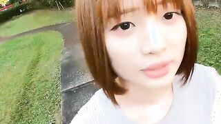 Japanese cafe worker Yuika Takigawa uses a sex sex toy to play for us.