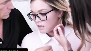 FamilyStrokes - Thief Step-Daughter Katie Kush Getting Her teenagers Snatch Disciplined By Stepdad And Stepmom