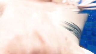 German 18yo barely legal year mature amateur 3-way ffm underwater point of view