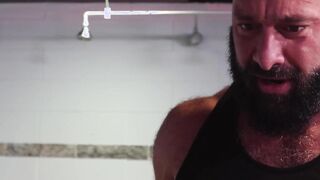 Good looking stud gets really hard while bare naked
